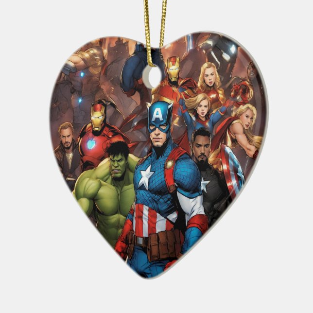 Ornamento De Cerâmica Marvel Heart (Esquerda)