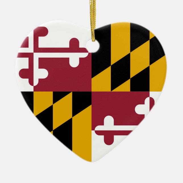 Ornamento De Cerâmica Maryland (Frente)