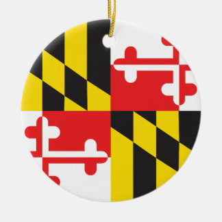 ORNAMENTO DE CERÂMICA MARYLAND FLAG