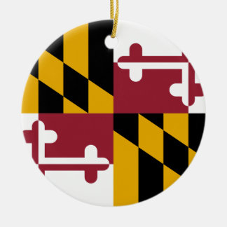 Ornamento De Cerâmica Maryland Flag