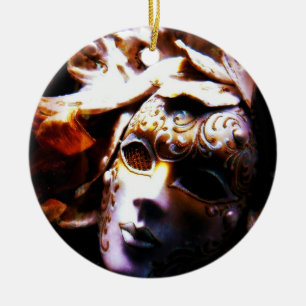 Ornamento De Cerâmica Mascarada de Tempo Antigo