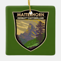 Matterhorn Suiça Art Vintage