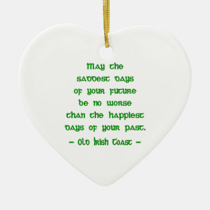 Ornamento De Cerâmica May the Saddest Days