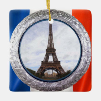 Ornamento De Cerâmica Medalhão de Paris