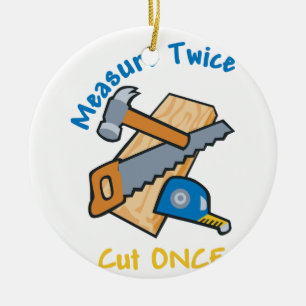 Ornamento De Cerâmica Medida Duas