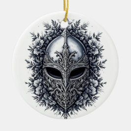 Ornamento De Cerâmica Medieval Fantasy Helmet Ornament