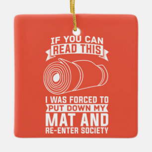 Ornamento De Cerâmica Meditação Yoga Instrutor Yogi Zen