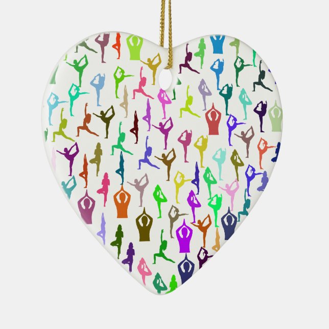 Ornamento De Cerâmica Meditação Zen Yoga Posse e Posições (Direito )