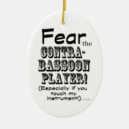 Ornamento De Cerâmica Medo Do Jogador De Contrabando