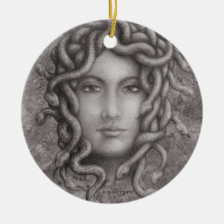 Ornamento De Cerâmica Medusa