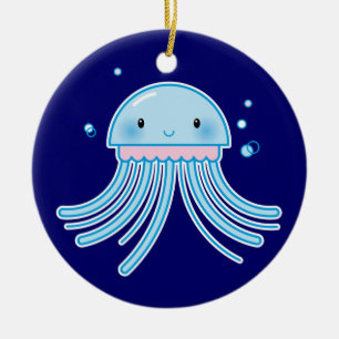 Ornamento De Cerâmica Medusa de Kawaii