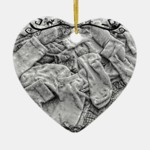 Ornamento De Cerâmica Meias