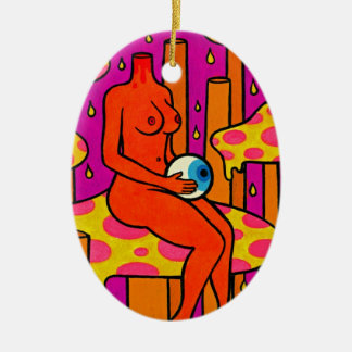 Ornamento De Cerâmica Melancolia #1 do cogumelo