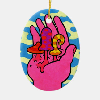 Ornamento De Cerâmica Melancolia #3 do cogumelo