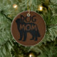 Ornamento De Cerâmica Melhor Cão Mãe Latido Cachorro Dia de as mães Ósse (Tree)