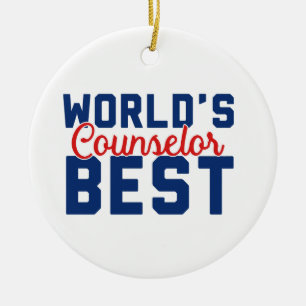 Ornamento De Cerâmica Melhor Conselheiro do Mundo