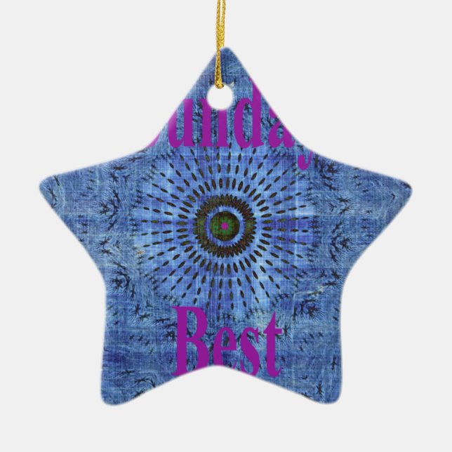 Ornamento De Cerâmica Melhor Domingo (Frente)