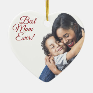 Ornamento De Cerâmica Melhor Mãe Alguma Vez