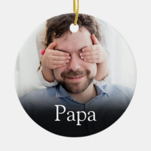 Ornamento De Cerâmica Melhor Pai de Todos os Tempos, Papai, Definição de
