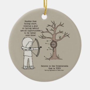 Ornamento De Cerâmica Melhor próxima vez