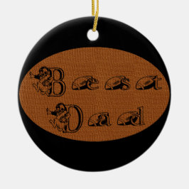 Ornamento De Cerâmica Melhor texto de futebol do Pai