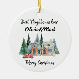 Ornamento De Cerâmica Melhores Vizinhos De Sempre