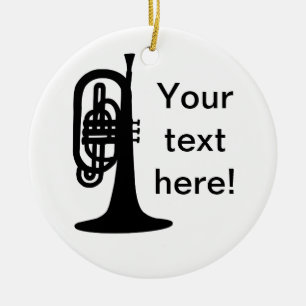 Ornamento De Cerâmica Mellophone feito sob encomenda