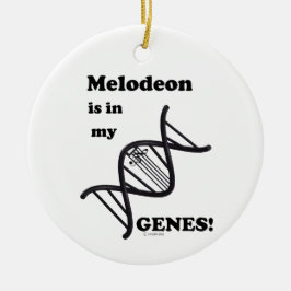 Ornamento De Cerâmica Melodeon em meus Genes