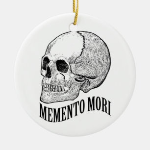 Ornamento De Cerâmica Memento mori