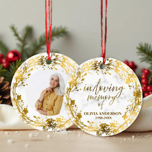 Ornamento De Cerâmica Memória Personalizada em Amor Memorial