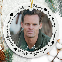 Ornamento De Cerâmica Memória Simpatia KeepsasasaemFoto Memorial