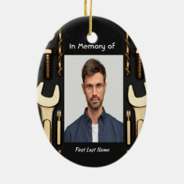 Ornamento De Cerâmica Memorial Christian Photo Prayer Tools Mecanic