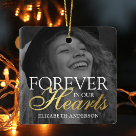 Ornamento De Cerâmica Memorial de Fotografias Elegante