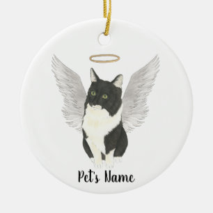 Ornamento De Cerâmica Memorial de Simpatia para Gato Ragamuffin de Smoki
