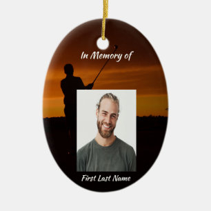 Ornamento De Cerâmica Memorial Keepsaame Golfer Golfe
