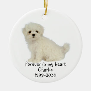 Ornamento De Cerâmica Memorial Keepsasakue Cão Pet Animal Cerâmica Ornam