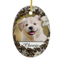 Memorial White Wreath Pet