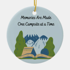 Ornamento De Cerâmica Memórias são feitas em um local por vez