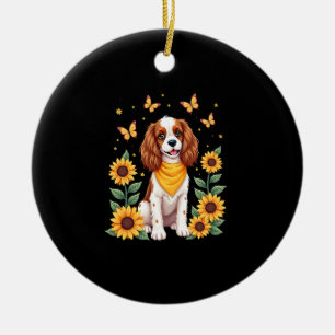 Ornamento De Cerâmica Meninas Mulheres Mãe Cavalier King Charles Spaniel