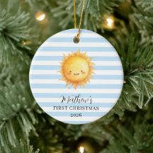 Menino do Sol Bebê Primeiro Natal