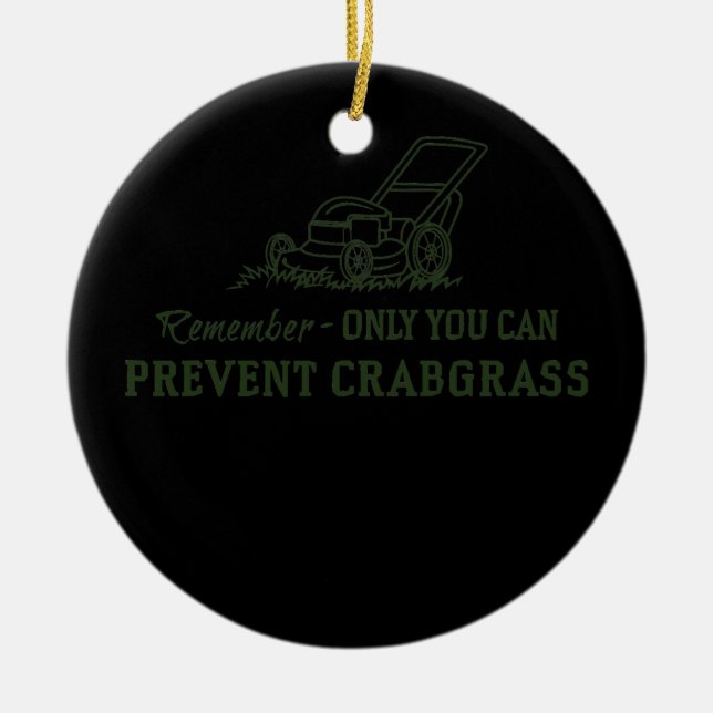 Ornamento De Cerâmica Mens Engraçados Corando Para Pai Ou Mãe (Frente)