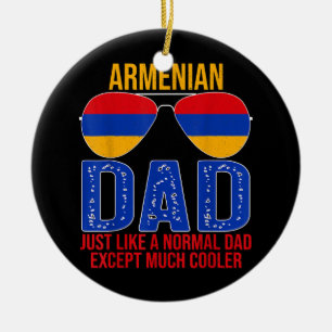 Ornamento De Cerâmica Mens Vintage Pai Armênio Sinalizador Armênia Óc