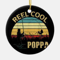 Mens Vintage Reel Legal Poppa Pais de Pesca