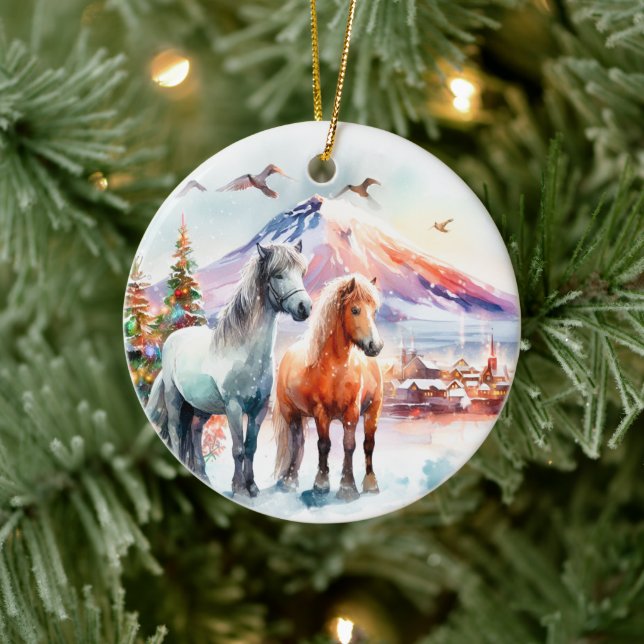 Ornamento De Cerâmica Merry Christmas - 7 (Árvore)