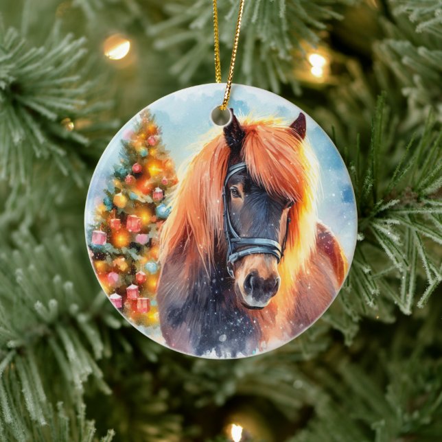 Ornamento De Cerâmica Merry Christmas - 9 (Árvore)