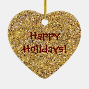 Ornamento De Cerâmica Mesquita Dourada