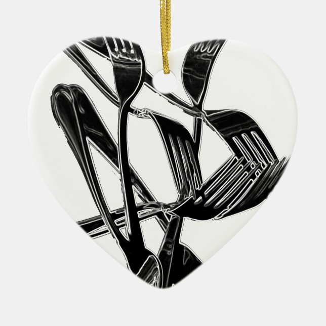 Ornamento De Cerâmica Metálico (Frente)