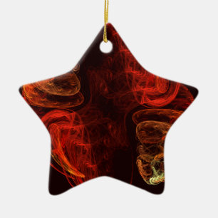 Ornamento De Cerâmica Metamorfose Abstrato Art Administração de Estrela
