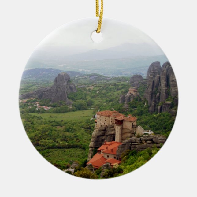 Ornamento De Cerâmica Meteora - Tessália (Frente)