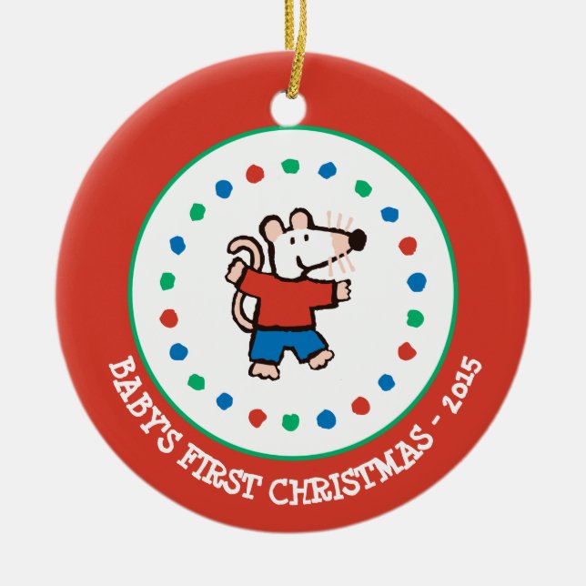 Ornamento De Cerâmica Meu amigo Maisy (Frente)